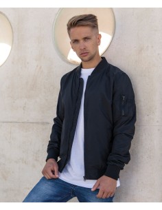 B-BY045-Nylon Bomber Jacket 2